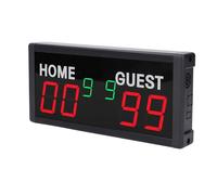 GOWENIC Tabellone Segnapunti LED a 6 Cifre |Tabellone Segnapunti Portatile Bluetooth Alimentato a Batteria per Calcio Balilla, Basket, Badminton
