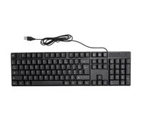GOWENIC Tastiera per Lingue Minoritarie, Tastiera da Gioco Cablata USB a 104 Tasti, Design Ergonomico, Tastiera per Lingue Minoritarie con Cavo da 1,5 M, per Computer Desktop (Layout