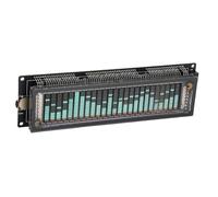 GOWENIC VFD Sound Spectrum Analyzer per Studio Musicale | Apparecchiatura stereo, visualizzazione in tempo reale, tempo di attesa del picco, design triangolare in acrilico,