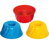 Gowi 558-61 - Set di formine da Sabbia per dolcetti, 6 pz. in Sacchetto di Rete
