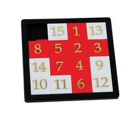 Gowi Puzzle a Scorrimento, XL, Nero/Rosso, 360-74