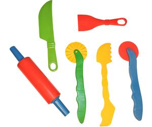 Gowi Strumenti per Plastilina, 6 Pezzi - 1 set