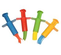 Gowi Set di 4 Siringhe per Plastilina - 1 set