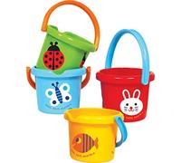 Gowi Toys 558-01 Secchiello Natura Selvaggia (Confezione da 2 - I Design variano)