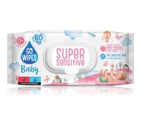 GoWipes Super Sensitive salviette detergenti umidificate per bambini per pelli sensibili 0+ 60 pz