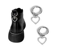 Gownsella 2 pezzi scarpa Charms catena - Punk scarpe per scarpe da ginnastica e barche, ciondolo con clip, accessori fai da te, convention, 1, Non pietra preziosa