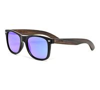 GOWOOD Occhiali da sole in legno per uomo e donna | Occhiali premium polarizzati con aste in bambù e telaio in acetato | Lenti scure UV400 | Occhiali da sole con protezione UV