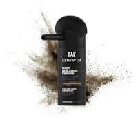 gowwim Fibre di compressione dei capelli, set 2 in 1, fibre di cheratina, applicatore spray e spray di tenuta, volume immediato per aree rade (marrone chiaro)