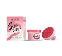 Gowwim Scrub per il trattamento della forfora, con spazzola per massaggio del cuoio capelluto, scalp scrub 100 g, efficace controllo dell'olio e rimozione dell'olio, pulizia profonda del cuoio