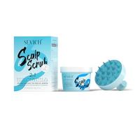 Gowwim Scrub per il trattamento della forfora, con spazzola per massaggio del cuoio capelluto, scalp scrub 100 g, efficace controllo dell'olio e rimozione dell'olio, pulizia profonda del cuoio