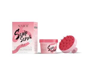Gowwim Scrub per il trattamento della forfora, con spazzola per massaggio del cuoio capelluto, scalp scrub 100 g, efficace controllo dell'olio e rimozione dell'olio, pulizia profonda del cuoio