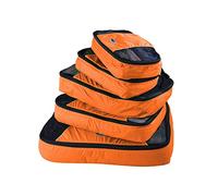 GOX Set di 5 cubi da imballaggio ultra leggeri da viaggio, organizer per bagagli, 1 grande, 2 media, 2 piccole