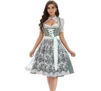 Goxozzy Vestito Oktoberfest Dirndl Classico Ed Elegante Donna