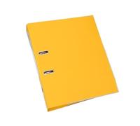 GOXQIT Cartella a Leva for File con Arco a Portatile a 2 Anelli da Pezzi Raccoglitore A4 for Volume di Album ad Alta capacità per Ufficio(Yellow)