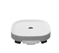 GOXQIT Supporto for Vaso da Fiori Mobile Ruota Universale Vassoio Mobile Addensato Vassoio for Vaso da Fiori in plastica Piante mobili Stand Pallet for Giardino per Balcone(Gray)