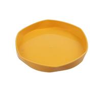 GOXQIT Vassoio for vasi da 5 Pezzi Vassoi for piattini in plastica Vassoi for Piante in plastica Piattini for vasi da Fiori for Interni ed Esterni Attrezzo da Giardino per Balcone(Yellow,11cm)
