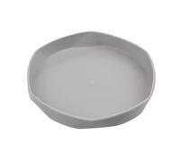 GOXQIT Vassoio for vasi da 5 Pezzi Vassoi for piattini in plastica Vassoi for Piante in plastica Piattini for vasi da Fiori for Interni ed Esterni Attrezzo da Giardino per Balcone(Grey,14.5cm)