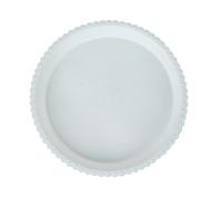 GOXQIT Vassoio for vasi da Fiori da 5 Pezzi Vassoio for vasi da Fiori in plastica Vassoio for Piante Sottovaso Rotondo for Piante Vassoi Base for piantare la casa per Balcone(White)