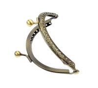 GOXQIT Vintage 8.5/10.5/12.5/15/20.5 Centimetri Semicerchio Bead Bacio Bronzo Cucire Telaio Borsa Chiusura for Ferramenteria E Attrezzi Pochette Accessori per Borse DIY(12.5CM)