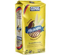 Goya - Masarepa de milho branco pré-cozido - Arepas macias com a melhor farinha de milho pré-cozida - 1 kg