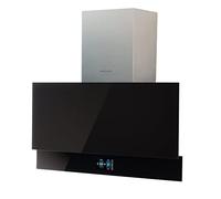GOYA PRO 90 BK - Cappa Cucina - Tipo Decorativa - Motore 135W - Classe Energetica A+++ - 6 Livelli di Aspirazione - Touch Screen TFT - Finitura in Acciaio Inox - Cata&Can Roca