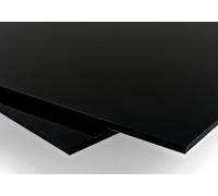 GOYAPRINT Lastra acrilica nero 5 mm in PMMA - Plexiglass rigido A4 per decorazione e manualità (2, 21 x 29,7 cm)