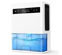 GOYJOY Deumidificatore elettrico, 3000 ml, piccolo deumidificatore portatile per camera da letto con ultra silenzioso e spegnimento automatico, 7 LED colorati per armadio, cantina, bagno, armadio