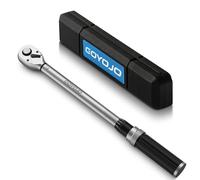 GOYOJO 10-110Nm Chiave Dinamometrica, 1/2" Chiavi Dinamometriche, Precisione ± 3%, 0,5Nm Microregolazioni, Regolabile in Due Direzioni con Meccanismo a 72 Denti per La Manutenzione di Motocicli e Auto