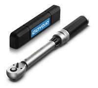 GOYOJO Chiave Dinamometrica 1/4”, 5-25 Nm Bici e Moto Chiave Dinamometrica con Cabezal Reversible de 72T, 0,25Nm Micro Adjustments, Precisione ± 3% Chiavi Dinamometriche Bici da Strada e Mountain Moto