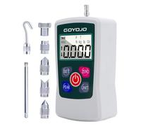 GOYOJO Misuratore di Forza Digitale, Misuratore Push-pull di Alta Precisione per Prove di Trazione e Compressione Unità (N, kg, lb, oz) Modalità Tempo Reale/Picco/Primo Picco (5N)