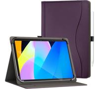 GOZOPO Custodia Universale per Tablet 10,1 Pollici/TECLAST P33/ M50T | Multi-angolo Supporto Folio Cover per Laptok/ WOREGOO/ Whitedeer/Android Tablet 10 Pollici/9,6-11 Pollici Tablet (Viola)