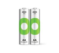 GP Batteria ricaricabile Stilo (AA) NiMH 2600 mAh 1.2 V 2 pz.