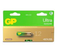 GP - Batteria ultra alcalina, formato AA, 15AU/LR6, 1.5V, confezione da 12