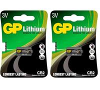 GP BATTERIE STANDART CR2 BLISTER LITHIUM BATTERIE 1 PIEZA (Confezione da 2)