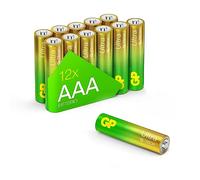 GP Batterie ultra alcaline AAA 1,5 V (Micro, LR03), nuova tecnologia G-TECH Longlife, ideali per applicazioni con consumo energetico, 12 batterie AAA Ultra Professional