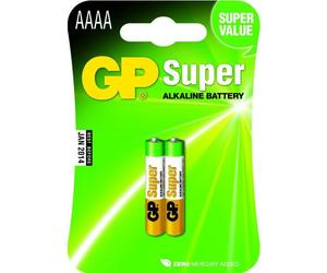 Gp Batteries Blister 2 Batterie AAAA Micro Stilo GP Super