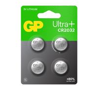 Gp Batteries Blister 4 Batterie al Litio a Bottone 3V Lunga Durata CR2032