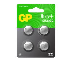 Gp Batteries Blister 4 Batterie al Litio a Bottone 3V Lunga Durata CR2032