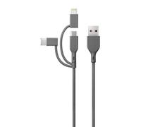 GP CY1N Lade & Sync Cable 1 m 3-in-1 USB-A on Micro/USB-C/Light