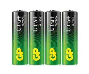 Gp Batteries Confezione 4 Batterie GP Ultra Plus Alcaline Stilo AA 15AUP/LR6