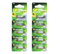 GP Batteries - Pila alcalina H/Volt 12V GP 27A, confezione di 10 batterie