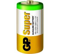 GP Batteries Super Alkaline C Single-Use Battery Alcalino 1,5 V - Batterie (Single-Use Battery, C, Alcalino, Cilindrico, 1,5 V, 2 pezzo(i)