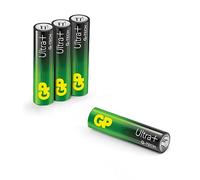 GP Batteries Ultra Micro (AAA) Batteria alcalina manganese 1,5 V, 4 pezzi.