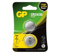 GP Battery Batteria al Litio a Bottone 3V CR2430 (Blister 2 Pezzi)