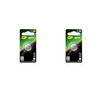 GP Battery Batteria Super Litio a Bottone CR2016 (Blister 1 Pezzo) (Confezione da 2)