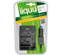 Gp Caricabatteria + Auto per Nikon Universale EN-EL12 EL10 EL9 EL8 EL5 EL3e EL3