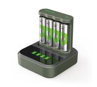 GP B441 USB 4AA - Caricabatterie da tavolo, con dock, NiMh, incl. 4 AA 2100 mAh