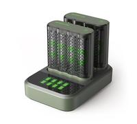 GP M452 USB 8AA - Caricabatterie rapido, con dock, NiMh, incl. 8 AA 2600 mAh