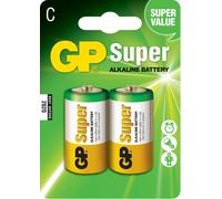 GP Confezione da 2 Batterie Super Alcaline LR14 C 1.5V