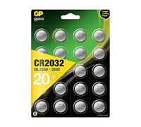 20XCR 2032 GP - Cella a bottone al litio, 3 V, 220 mAh, 20,0 x 3,2 mm, confezion